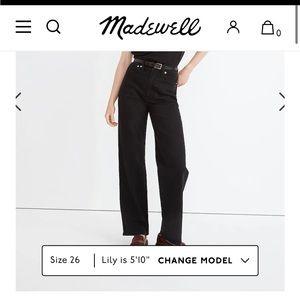 Madewell the perfect vintage wide leg jean